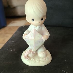 Precious Moments Little Boy With A KiteFigurine